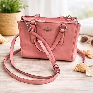 Coach Blush Pink Small Crossbody Purse – Excellent Condition